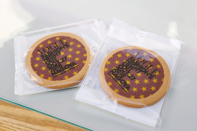 把参加的顾客送给FNO名古屋原创设计的饼干